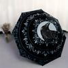Raven & Floral Mandala Wall Art: Unique Decor for Any SpaceUmbrella, Portable 3-Fold Umbrella for Men & Women,Christmas Gift ES187