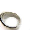 Excellent TOM WOOD Ring Cushion Black Onyx Ring Silver 925 Mens 54 Used
