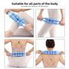 Yoga Double Row 10 Wheels Muscle Massage Stick Waist Shoulder Neck Relaxation Leg Shaping Roller Mace