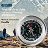 Portable Handheld Compass Geography Teaching Aids Camping Hiking Direction Navigation Outdoor Travel Survival Practical Guider