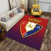 Red and Blue Crest Lion Carpet Suitable As a Non-slip Mat for the Living Room or Bedroom Sofa