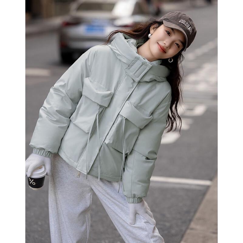 Demana Youthful Durable Women's Hooded Down Jacket