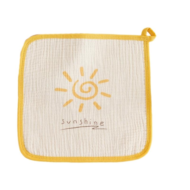 

B2EB Детское маленькое полотенце Удобная и дышащая детская мочалка Легкая салфетка для предотвращения срыгивания