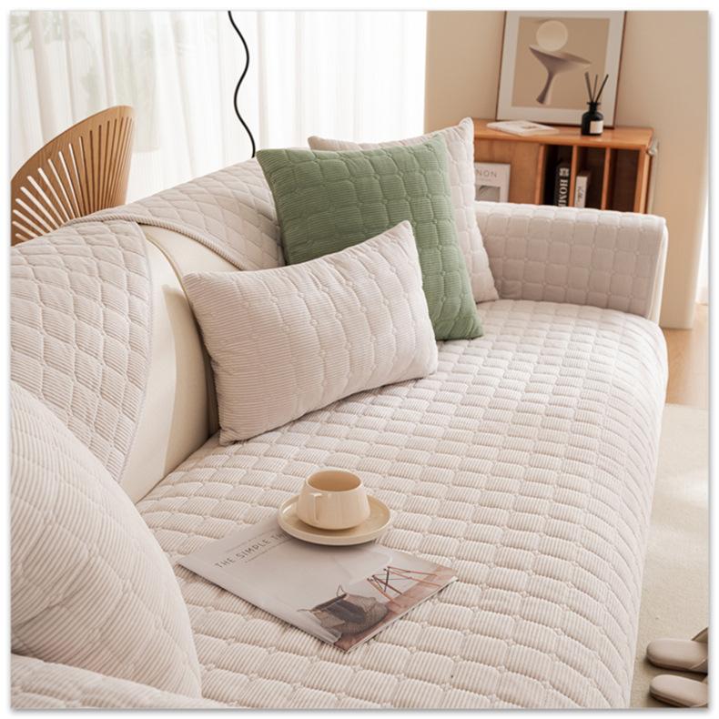 Thicken Plush Sofa Cover European Universal Sofa Towel Cover Slip Resistant Couch Cover Sofa Towel for Living Room Decor
