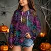 Children's Casual Hoodie with Halloween Print Pullover for Holiday Parties
