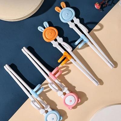 1 paar Baby Learning Training eetstokjes Cartoon Animal Beginner eetstokjes Servies Kinderen Eet Training Helper Baby Gereedschap