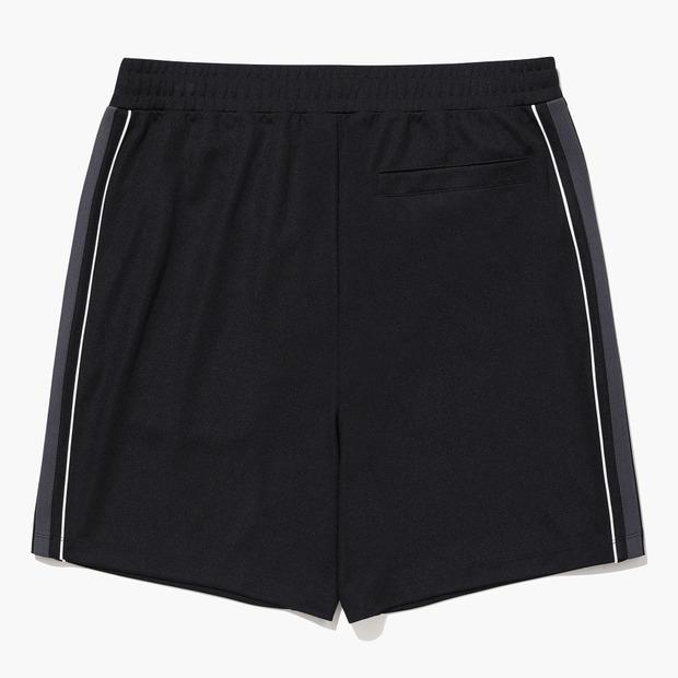 LECOQ Sunday Piping Track Shorts - Black (Qq123Lhp22)
