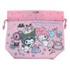 Santan My Melody Kuromi Insulated Foldable Drawstring Lunch Insulated Lunch Box Lunch Perfect for Convenience and Solid & Bag, Bag, Tote, Lightweight,