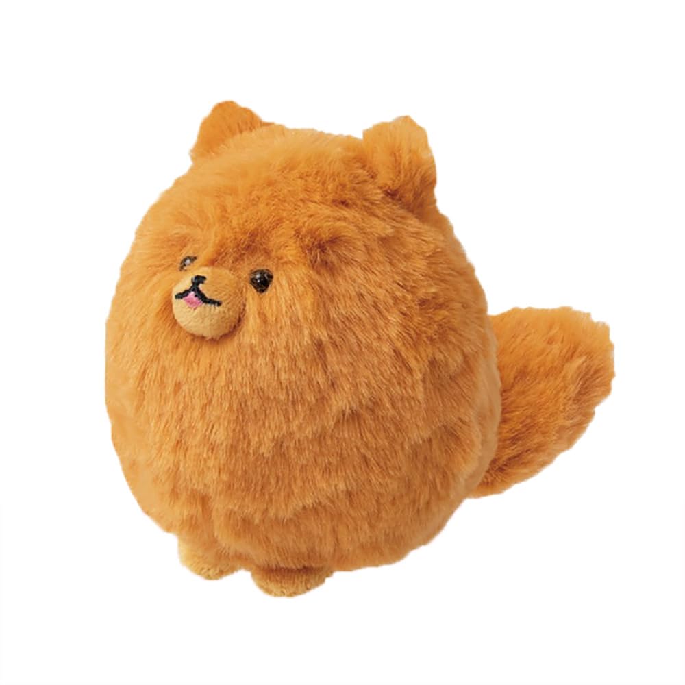 

Pomeranian mascot stuffed Tail-wagging toy, approx. 12.5cm (ChaPome)