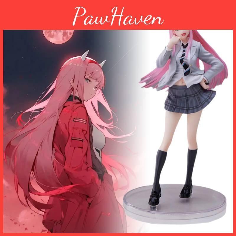 In Darling The Franxx Zero Two Figurine Anime Model Uniform Jk Statue Gift Toy