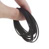 Rubber Drive Belts for  and Video Players 20pcs Set Sturdy and Stable Mixed Size 75-100mm Width 1.2mm