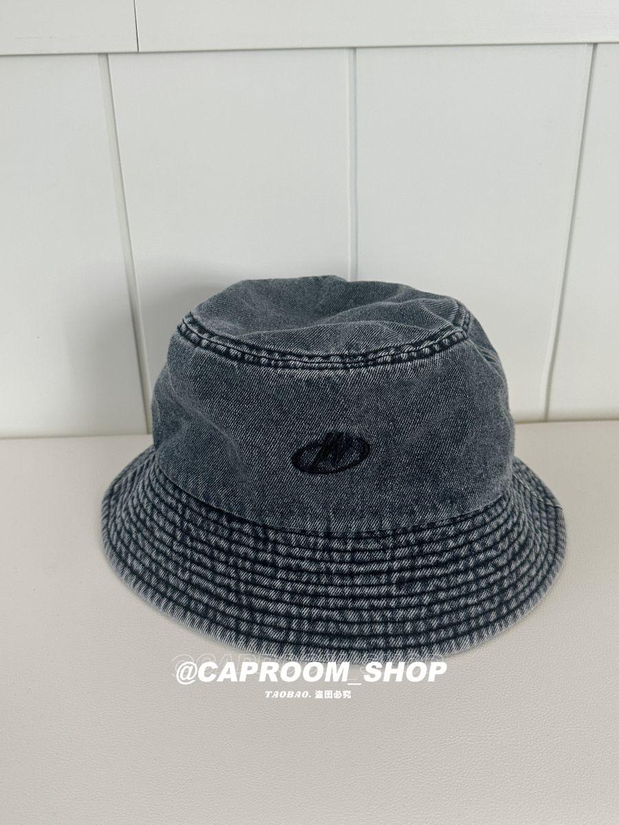 

Трендовая повседневная панама для мужчин и женщин из светлой и темной джинсовой ткани Black Denim