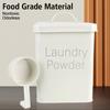 With Measuring Cup Washing Powder Barrel Snack Container 3KG Laundry Detergent Storage Box Grain Storage Case Household