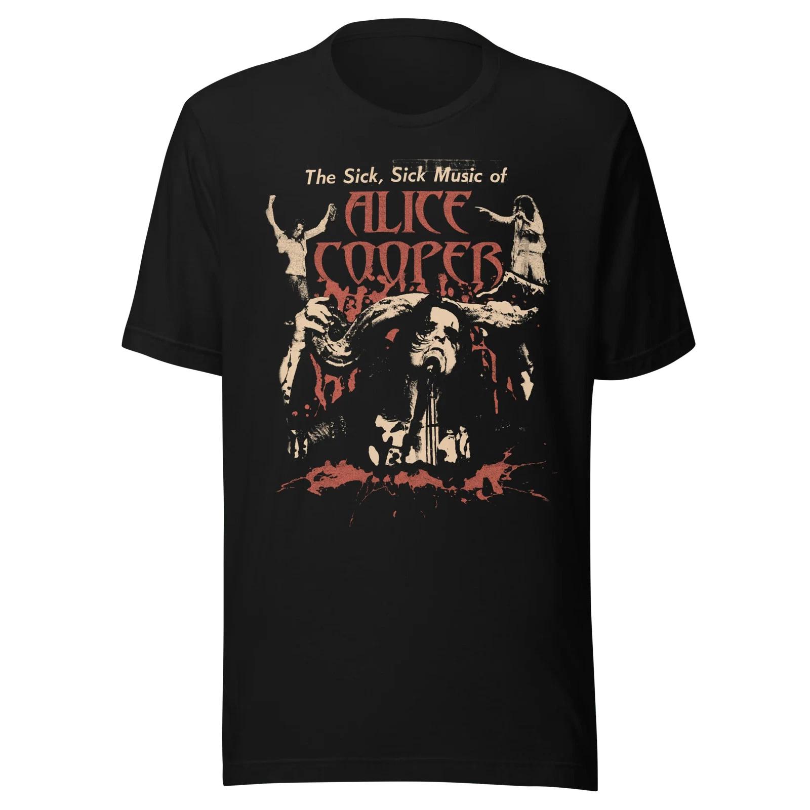 Alice Cooper - Sick Sick Jumbo Print T Shirt M