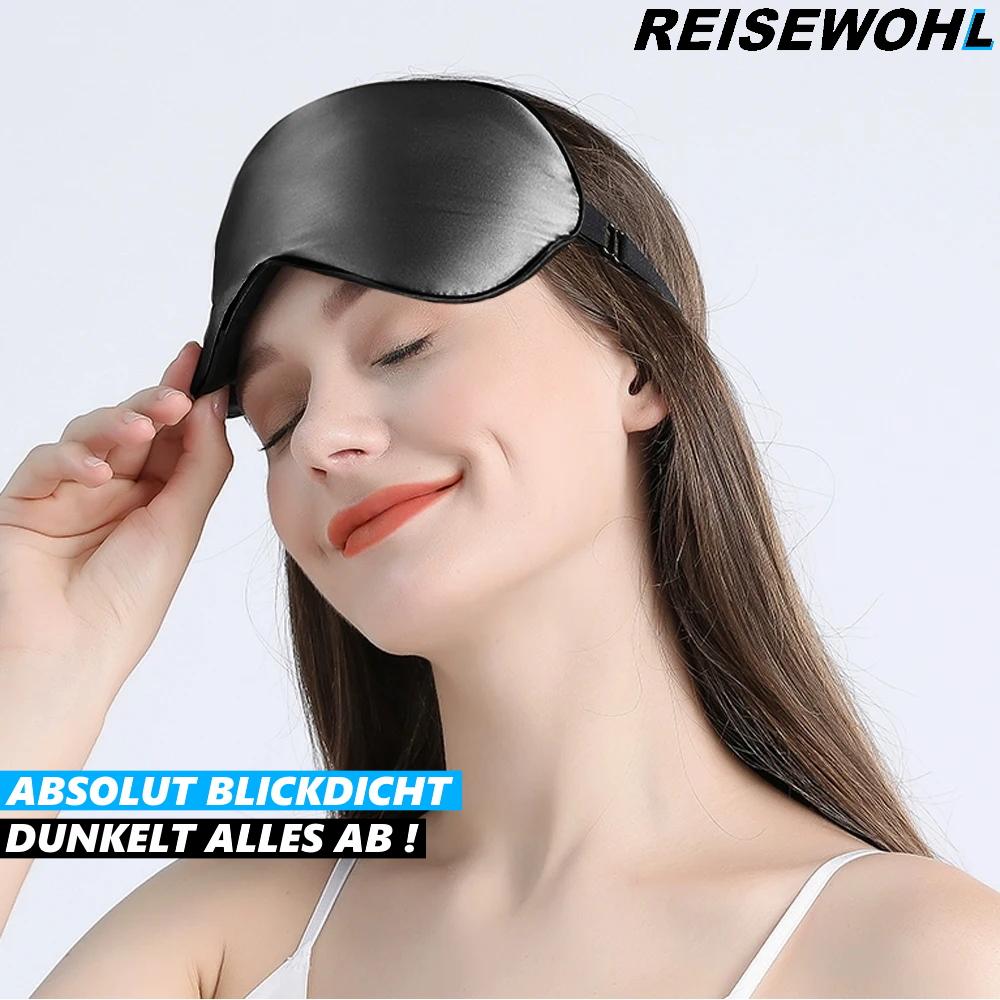 REISEWOHL Reise Nackenkissen Reisekissen Nackenhörnchen Nackenrolle aufblasbar