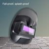 Automatisch abdunkelnder Schweißhelm mit Gummiband, großem Sichtbildschirm, True Color-Lichtbogenschweiß-Gesichtsschutz, Schutzhaube, elektrische Lötbrille