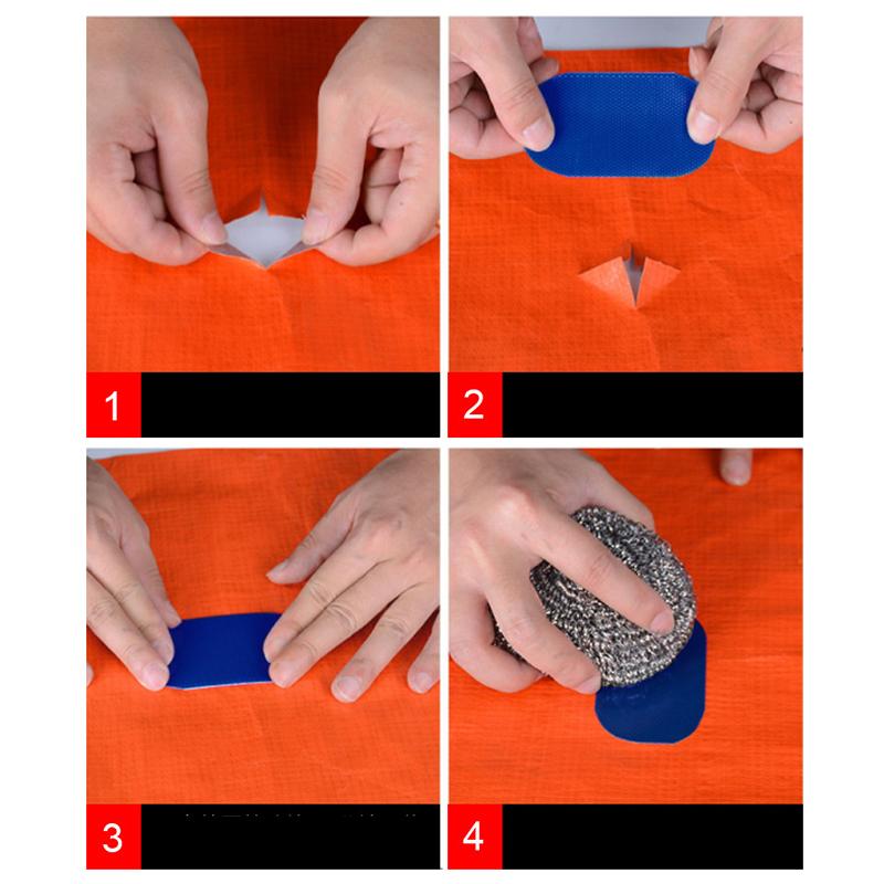 Tarpaulin Repair Tape PVC Leakage Patch Tape Rainproof Cloth Adhesive Tape 45 Volumes