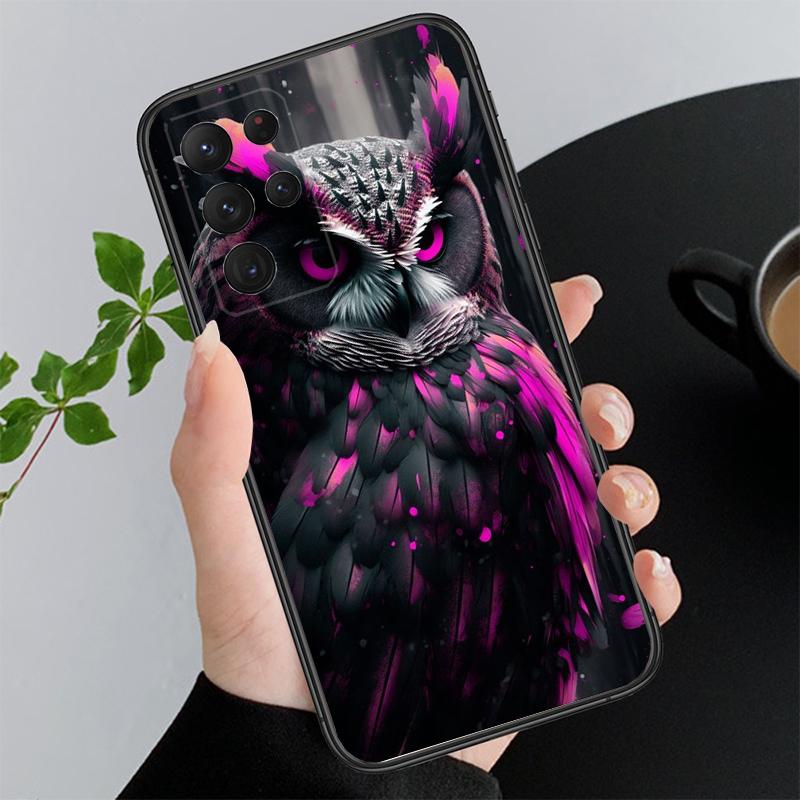 

Phone Case For Samsung A55 A16 A56 A36 A35 A15 A53 A54 A33 A34 A25 A05S A52 A52S A14 A26 A71 Owls Animal A54