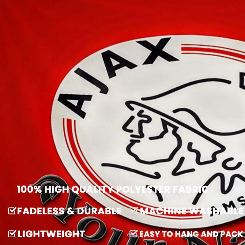 AFC Ajax Custom Name Wall Tapestry Aesthetic Wall Hanging Printed Fabric Blanket Decorative Tapestries for Bedroom Living Room Home Decor