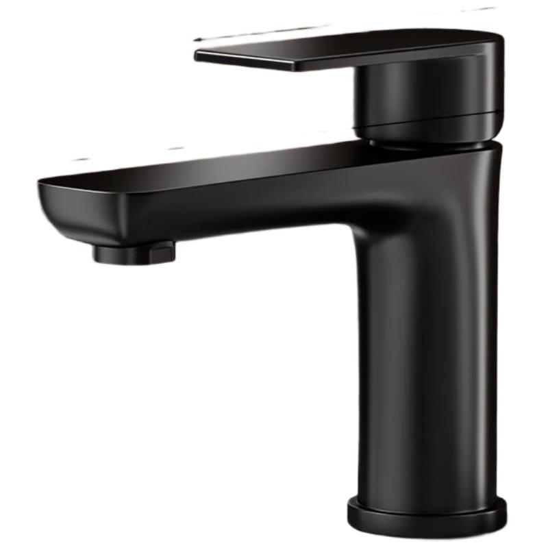 HANDUNYOU Black Hot & Cold Basin Faucet