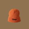 Winter versatile wool hat femininity shows Baijiu red knitted hat high quality original warm cover hat men