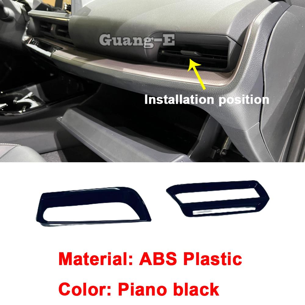 For Toyota Prius 60 Series  2024+ ABS Window Glass Lift Button Switch Panel Center Console Air Outlet Frame Trim