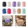 0.55lbs Chunky Yarn Bulky Yarn Thick Hand Knitting Tube Yarn Giant Yarn for Arm