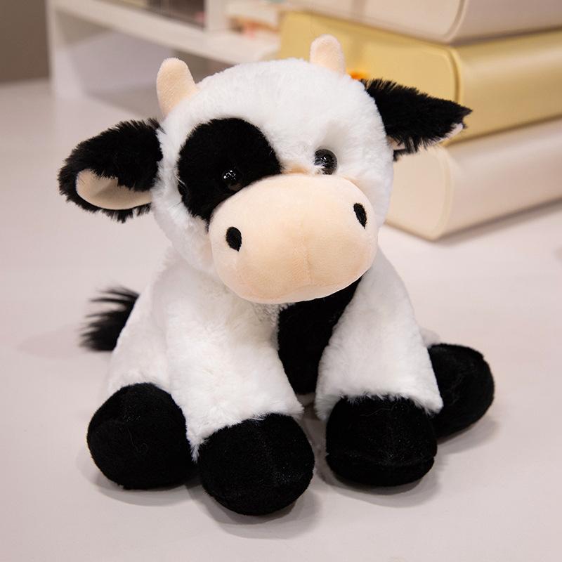Elefante seduto simulato bambola panda giocattolo di peluche bambola tigre giraffa bambola calmante per bambini