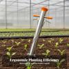 Seedling Planter with Twin Handles | HeavyDuty Stainless Steel Mechanism, Transplanter, for