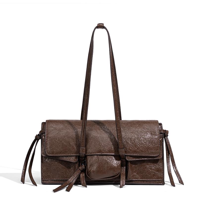 

Fashion Square Solid Flap Pocket Shoulder Bags 2025 High Quality Bags for Women Interior Compartment Zipper Pu Women s Handbags