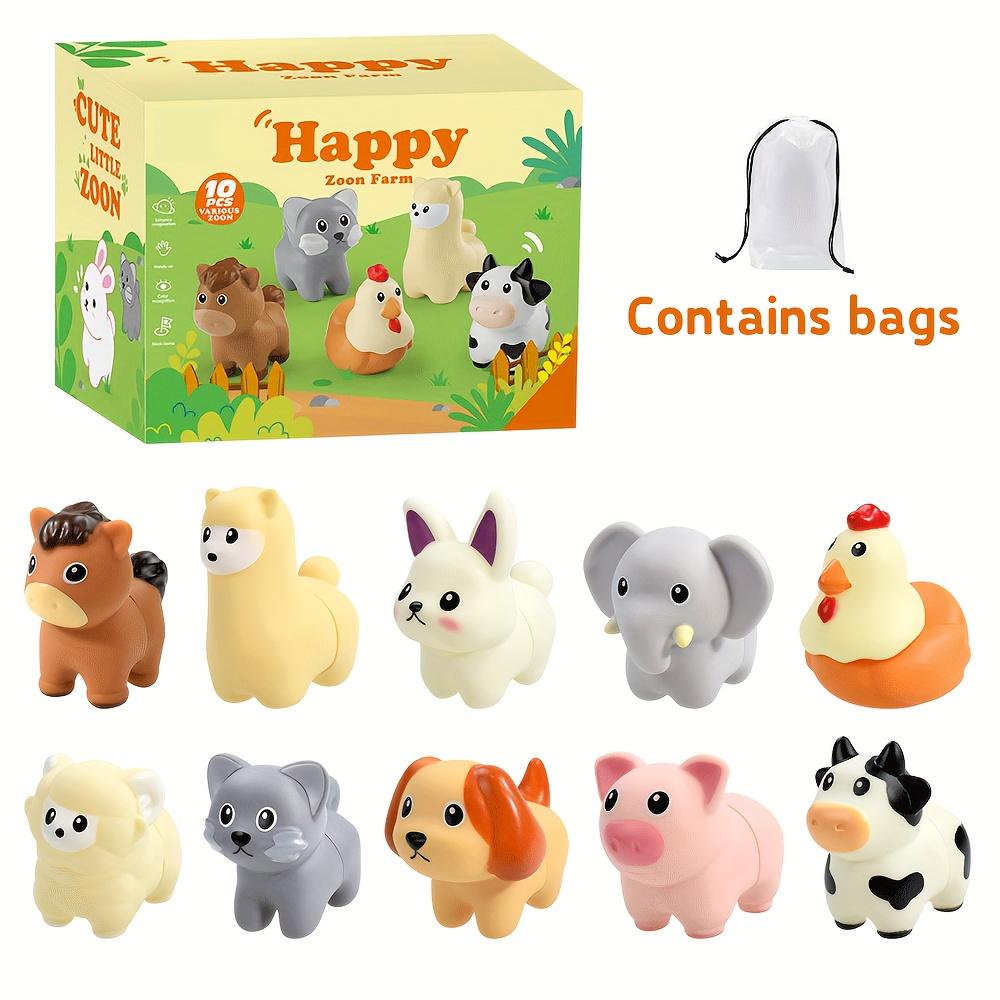 Farm Animal Matching Toy Learning Soft Toys Animals Matching Youngsters Aged 3 Animal Cognition Fine Motor Skills Toy