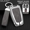 Geanta de acoperire pentru chei de mașină din aliaj de zinc pentru Toyota C-HR CHR Prius RAV 4 Camry Corolla 2017 2018 2020 2021 Accesorii pentru breloc