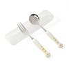 Kookkookhorang Portable Spoon and Fork Set (White)