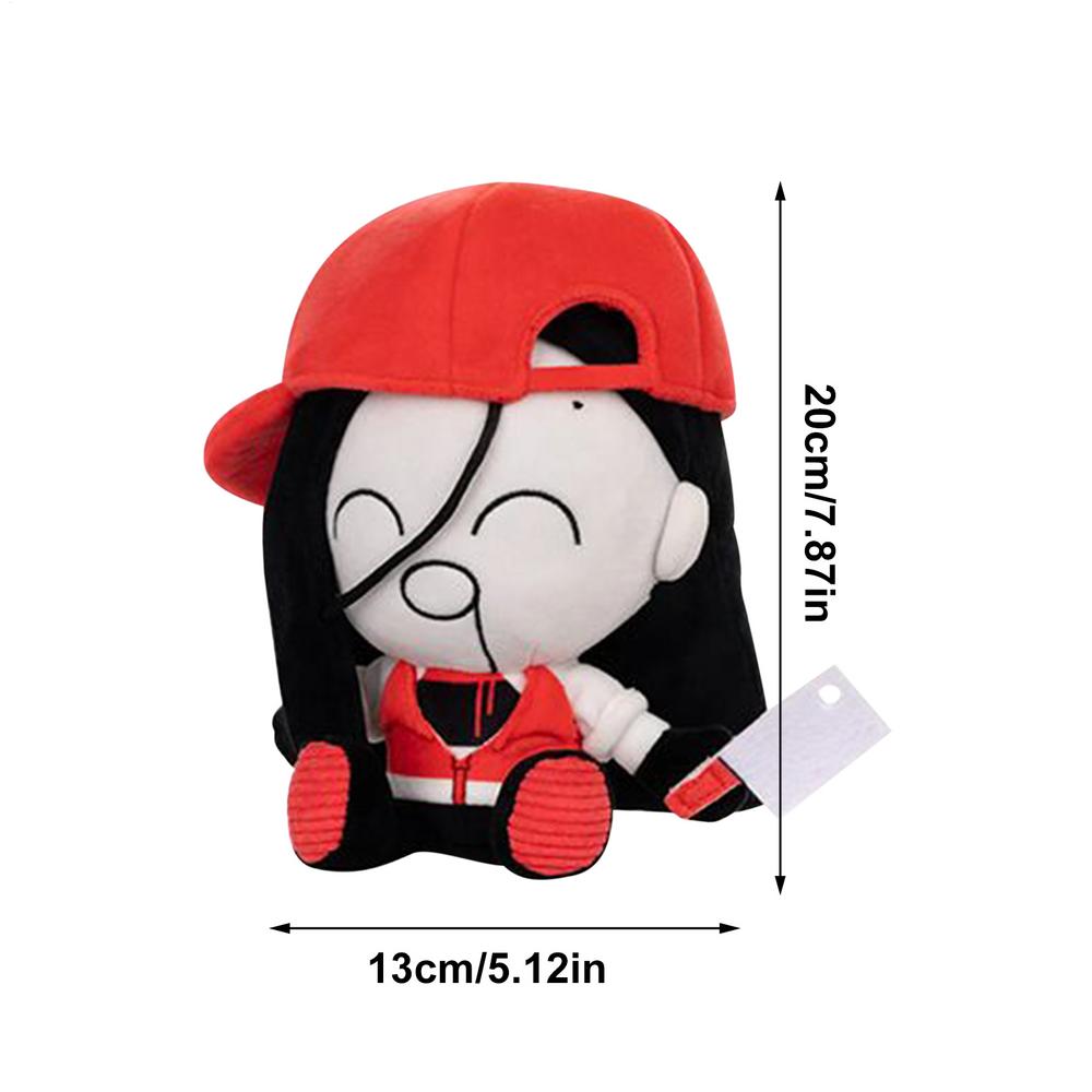 

Plush Toys Cartoon Figure Plush Cute Stuffed Companion Doll Toy for Fans Girls Birthday Christmas Nursery Home Bedside Desktop червоний