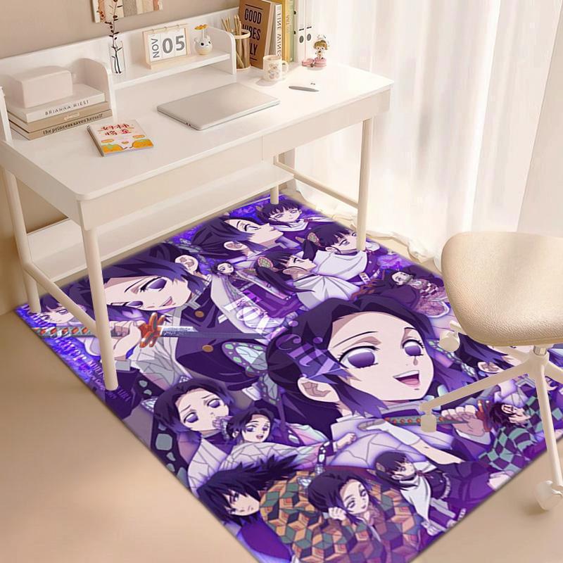 Japanese manga artist Koyoharu Gotouge's Demon Slayer carpets, home decor, non-slip door mats, hallway seat mats, outdoor picnic mats, rugs H7