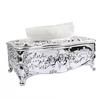 Luxury Kitchen Tissue Storage Box European-style Acrylic Tissue Box Handkerchief Tissue Holder Household Storage Supplies
