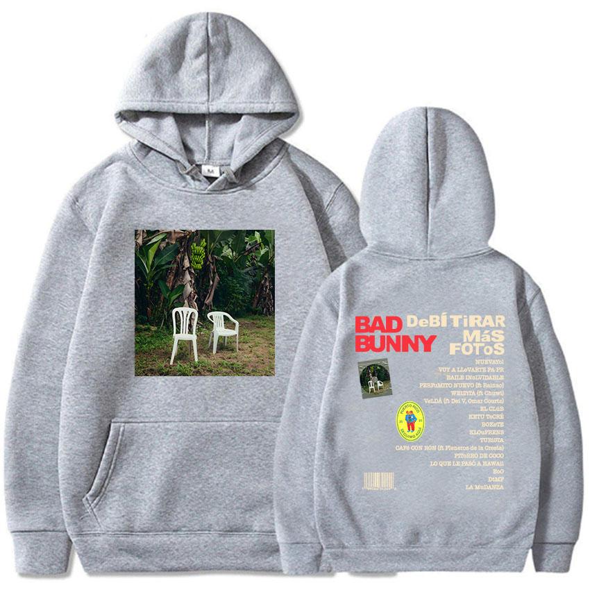 Women Clothes Bad Bunny DTMF Debí Tirar Más Fotos Hoodies 2025 Album Printing Sweatshirts Winter Casual Sudaderas Para Mujer