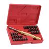 38Pcs Number and Letter Stamp Punching Set 3mm A-Z 0-9 Leather Embossing Stamp Punching Tool with Stamping Handle