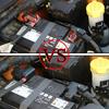 Auto Kunststoff Negativ Pol Batterieabdeckung Positive Elektrode Batterie Schutzabdeckungen für Jeep Renegade 2015-2026 Teile