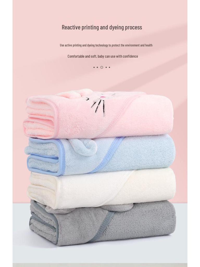 Grensoverschrijdend Baby Inbakerdeken: Lente & Herfst Pasgeboren Airconditioning Dekbed & Badhanddoek
