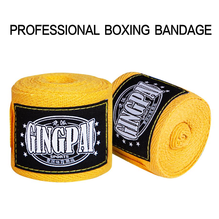 2Pcs 5M Cotton Boxing Bandage Hand Wraps Protector for Kickboxing Sanda MMA Training Sports Strap
