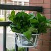 Wall Planter Shelf Rustproof Iron Storage Rack Space Saving Vertical Garden Organizer For Multiple Flower Pots