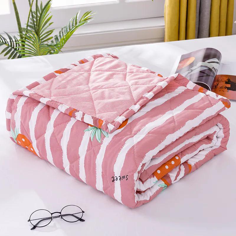 Summer Air Conditioning Double Cooling Dormitory Single Thin Washable Machine Washable Summer Blanket