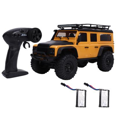 1 16 Scale RC Crawler, 2.4GHz Remote Control 4WD Off Road Car, All Terrain Electric Toy Truck with LED Lights, Climbing