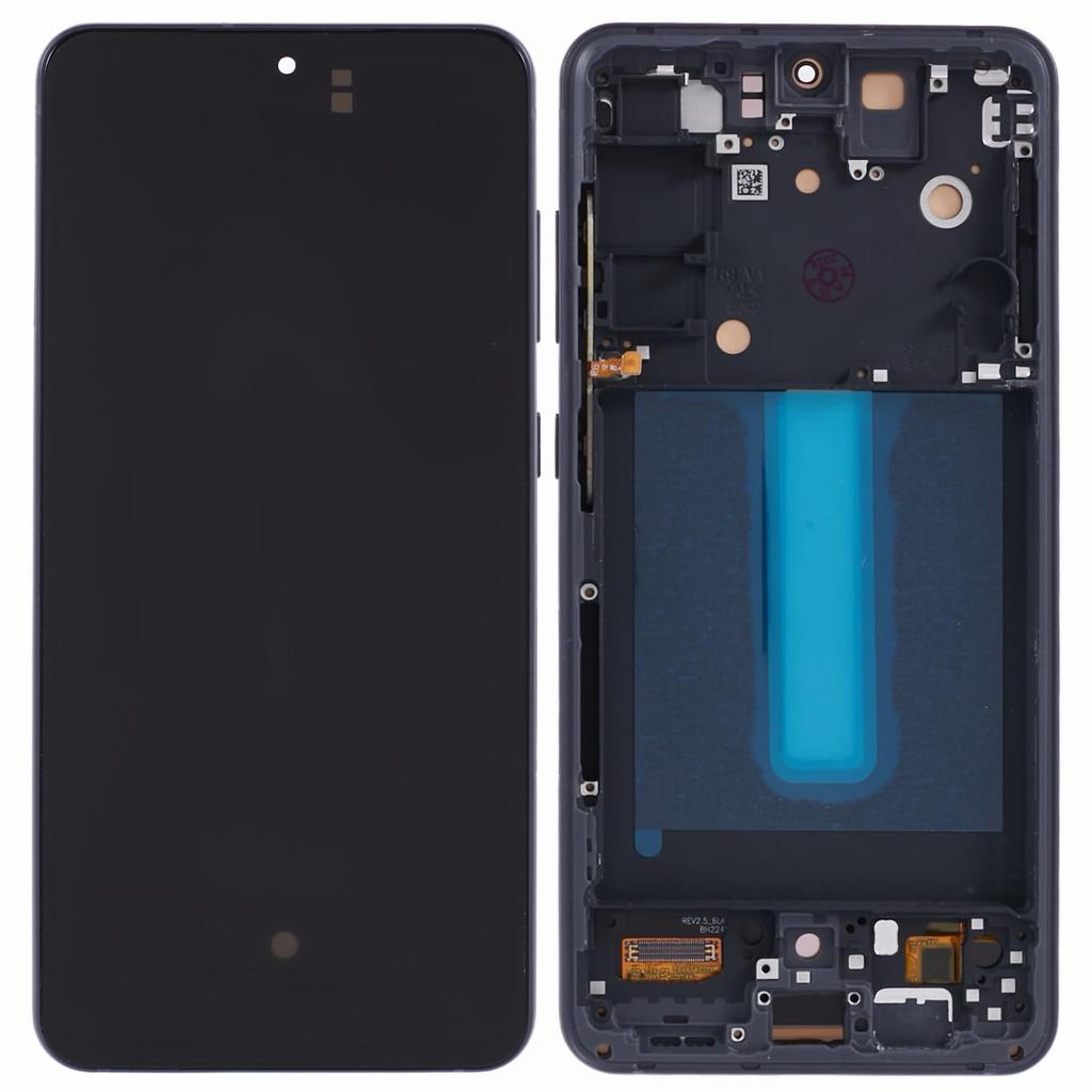 For Samsung Galaxy S21 FE 5G G990 Grade C OLED Screen and Digitizer Assembly+Frame (Without Logo)