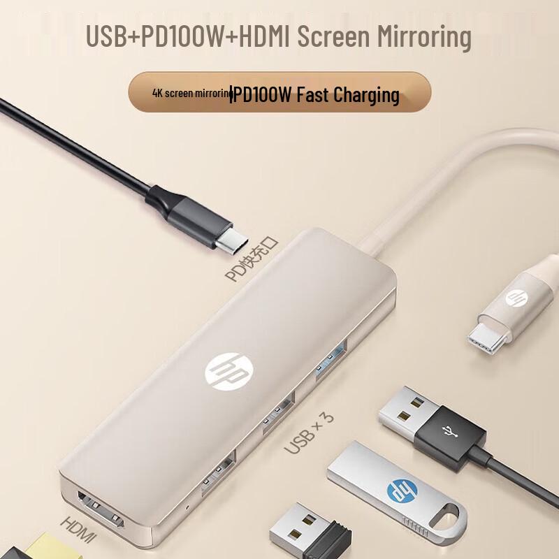 HP USB-C to HDMI Docking Station