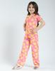 MONTE CARLO Girls Printed Collar Neck Lower Set