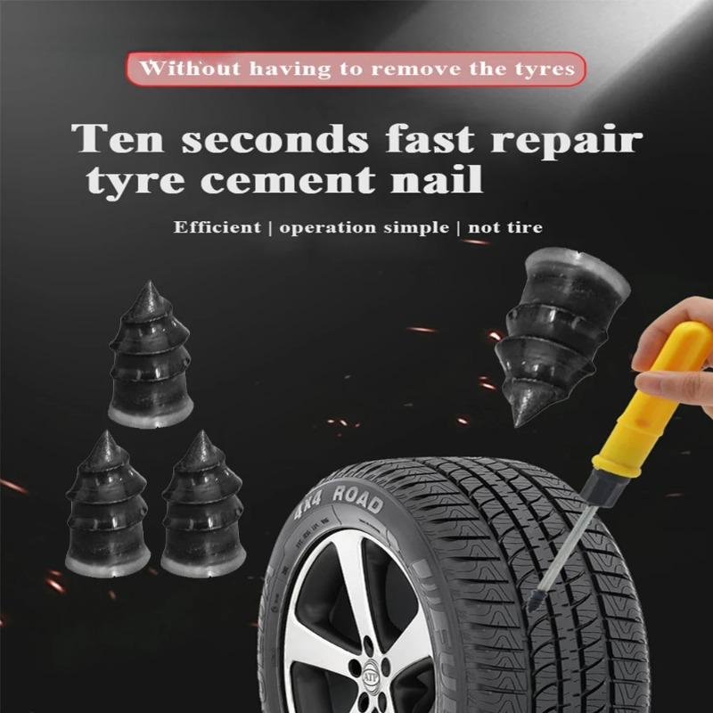 Car Vacuum Tyre Repair Nail 70pcs Motorcycle Truck Scooter Bike Tire Puncture Repair Tubeless Tools for Car Tire Repair Tools