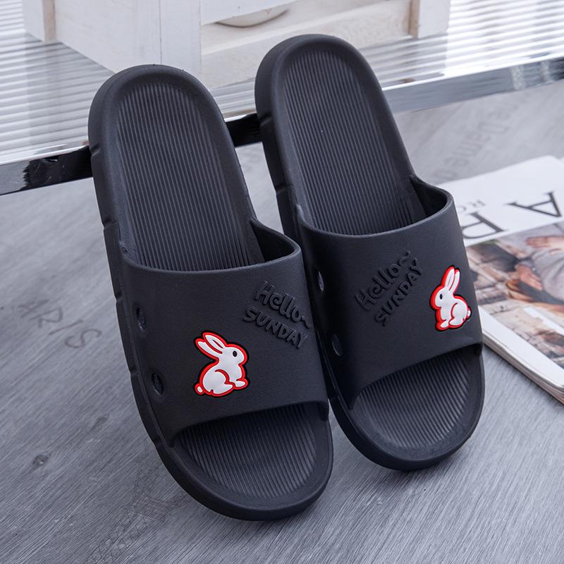 Women's Casual PVC Flat Heel Slippers - Comfortable Flip-Flops for Beach and Outdoor Wear