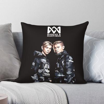 Marcus And Martinus Pillowcase Polyester Linen Velvet Creative Zip Decor Pillow Case Car Cushion Cover X